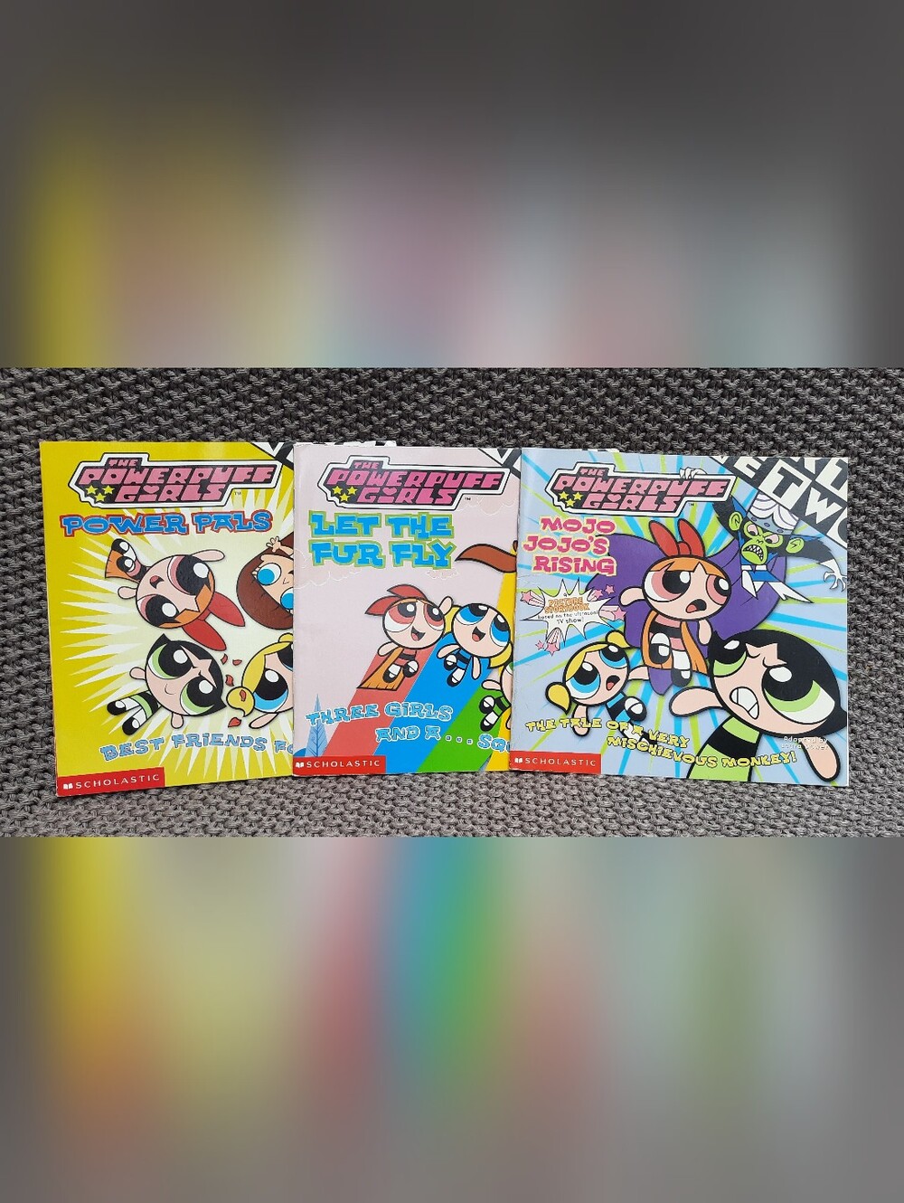 Vintage 2000-2002 Scholastic Power Puff Girls Book Lot - Cartoon Network